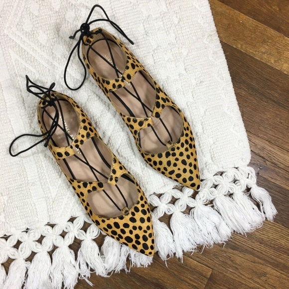 Loeffler Randall Shoes - Loeffler Randall Ambra Haircalf Lace- Up Flats